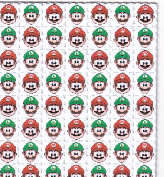 Mario & Luigi Blotter Art - Blotter Store