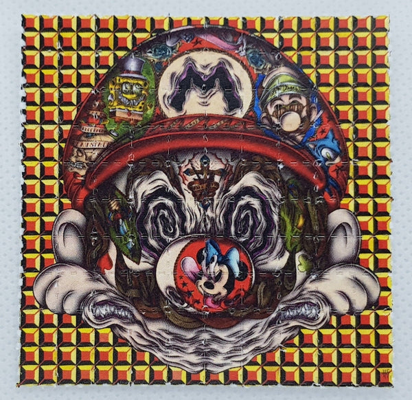 Melted Mario Mini Blotter Art - Blotter Store
