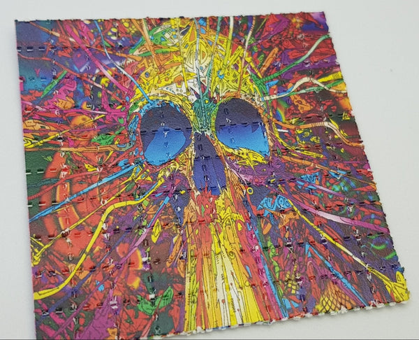 Melting Skull Mini Blotter Art - Blotter Store