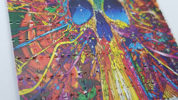 Melting Skull Mini Blotter Art - Blotter Store