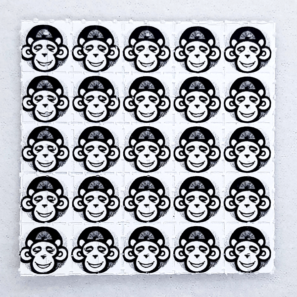 Monkey Face Mini Blotter Art - Blotter Store