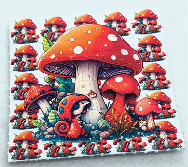Mushroom Monster Mini Blotter Art - Blotter Store