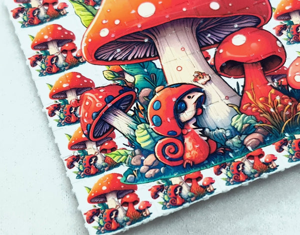 Mushroom Monster Mini Blotter Art - Blotter Store