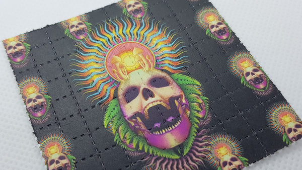 Mushroom Skull Mini Blotter Art - Blotter Store
