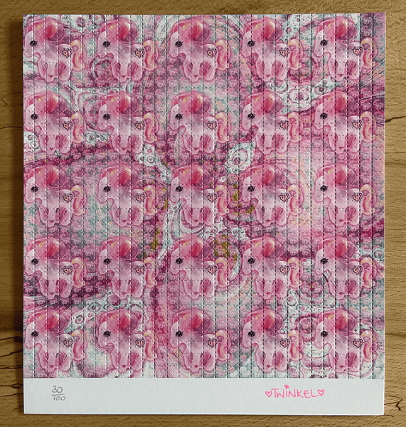 My Little Pony by Twinkle Signed & Numbered #/100 Blotter Art - Blotter Store