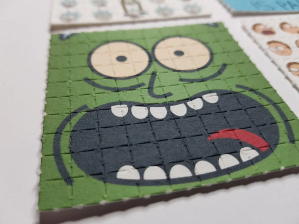 Pickle Rick - Rick & Morty Mini Blotter Art - Blotter Store