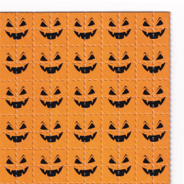 Pumpkin Face Blotter Art - Blotter Store