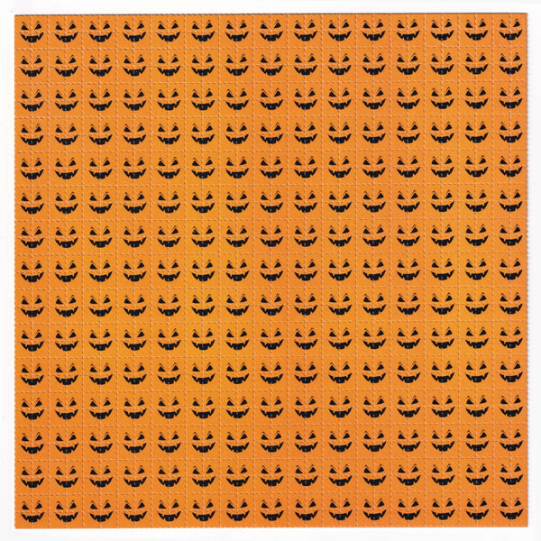 Pumpkin Face Blotter Art - Blotter Store