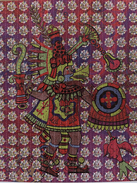 QuatzQuatel by Lucifer Signed & Numbered #/100 Blotter Art - Blotter Store