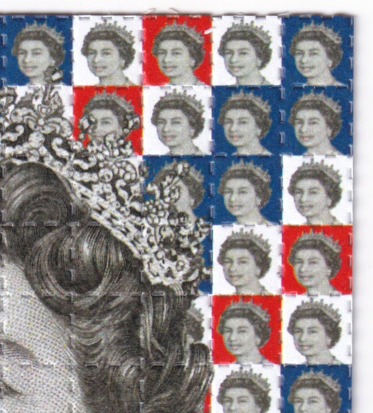 Queen Elizabeth Blotter Art - Blotter Store