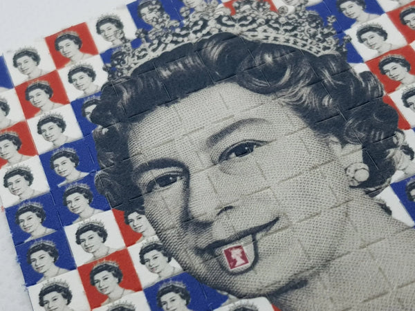 Queen Elizabeth Mini Blotter Art - Blotter Store