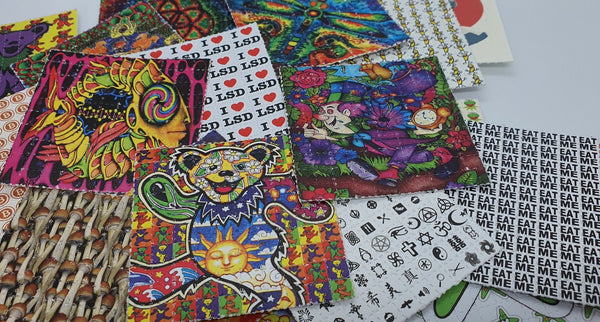 Randomly Selected Mini Blotter Art Sheets - Blotter Store