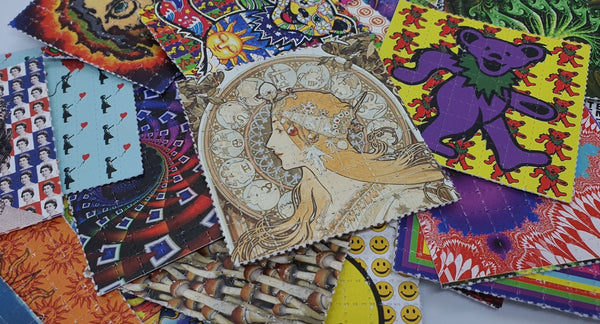 Randomly Selected Mini Blotter Art Sheets - Blotter Store