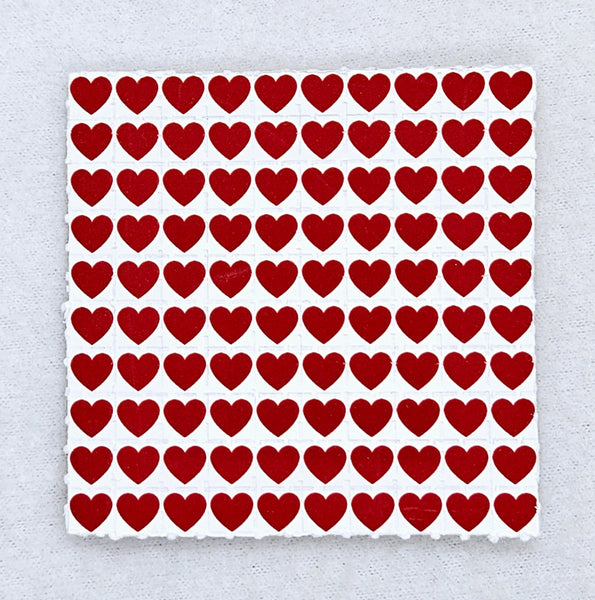 Red Heart Mini Blotter Art - Blotter Store