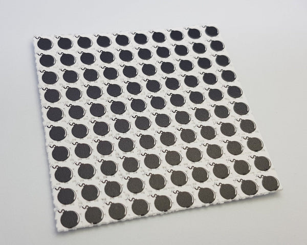 Retro Bomb Mini Blotter Art - Blotter Store