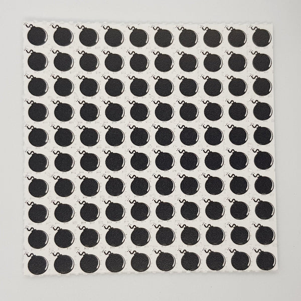 Retro Bomb Mini Blotter Art - Blotter Store