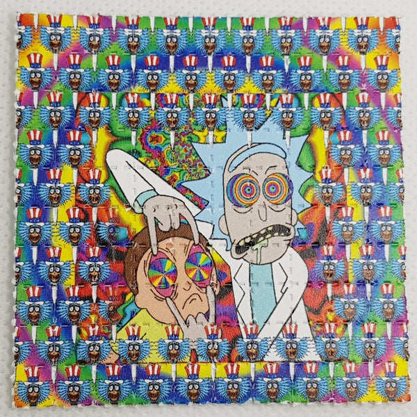 Rick and Morty Mini Blotter Art - Blotter Store
