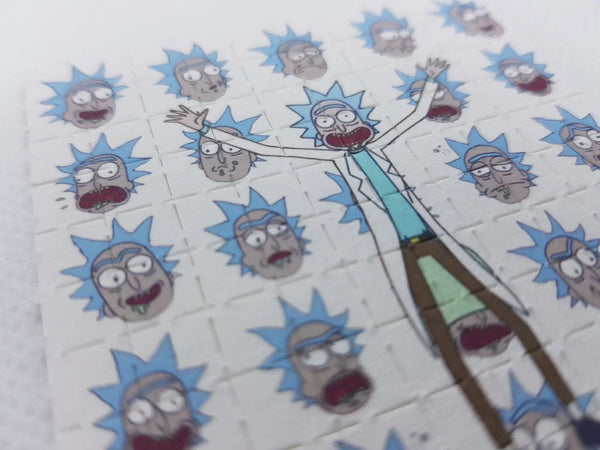 Rick & Morty Mini Blotter Art - Rick - Blotter Store
