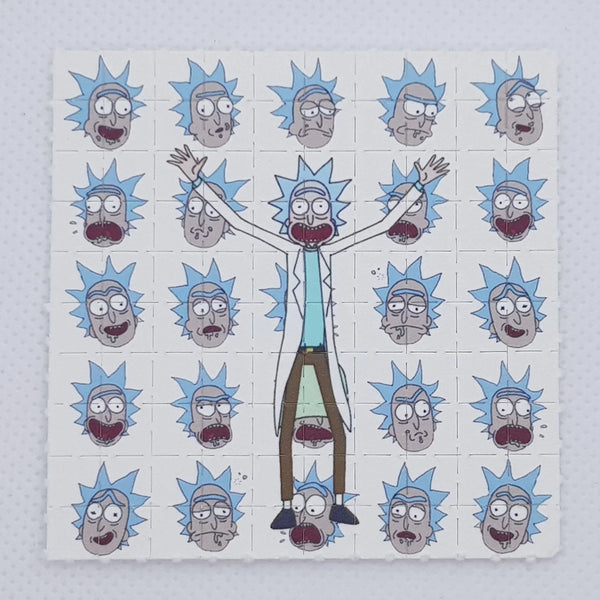 Rick & Morty Mini Blotter Art - Rick - Blotter Store