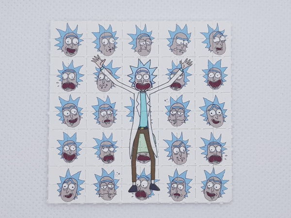 Rick and Morty Mini Blotter Art Set of 2 - Blotter Store