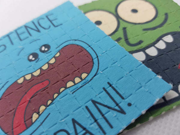 Rick & Morty Mini Blotter Art Set of 2 - Blotter Store