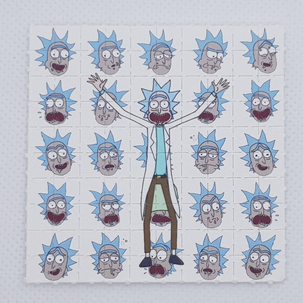 Rick & Morty Mini Blotter Art Set of 4 - Blotter Store