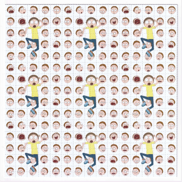 Rick & Morty (Morty) Blotter Art - Blotter Store