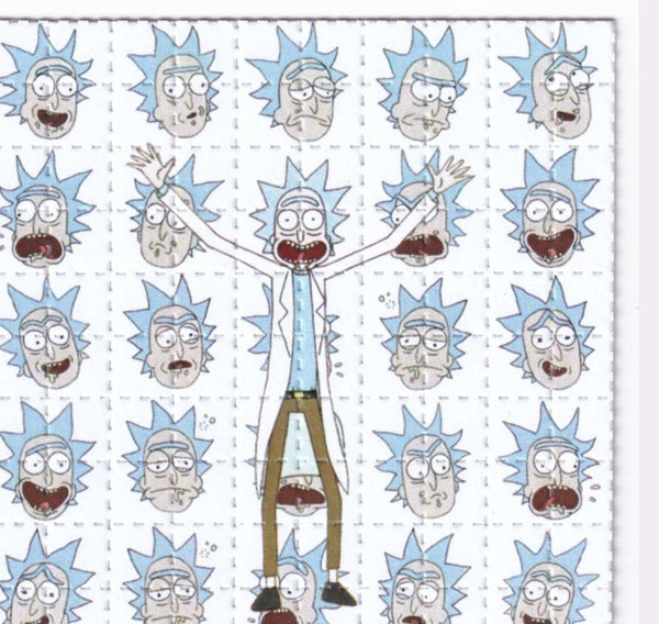 Rick & Morty (Rick) Blotter Art - Blotter Store