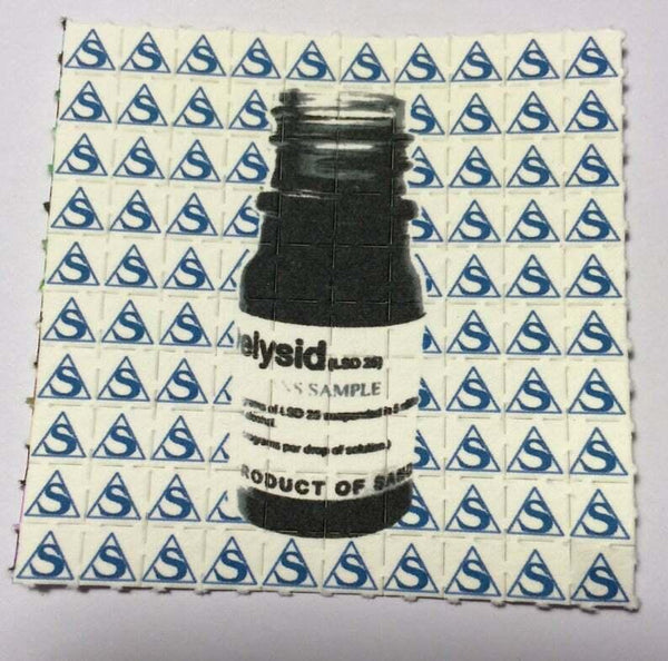 Sandoz Vial Mini Blotter Art - Blotter Store