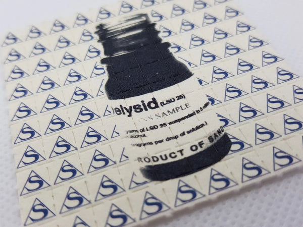 Sandoz Vial Mini Blotter Art - Blotter Store