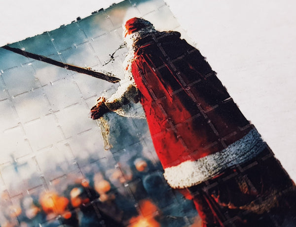 Santa's Battle Mini Blotter Art - Blotter Store