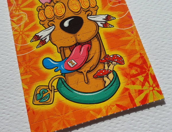 Scooby-Doo Blotter Art by Russ Holmes Signed / Numbered - Blotter Store