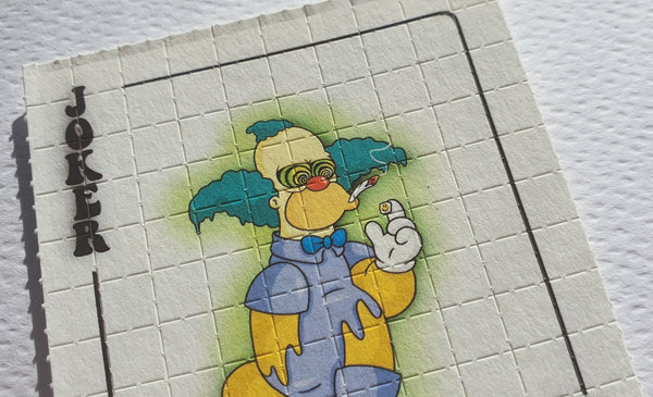 Simpsons Royal Flush Blotter Art Full Set #25/25 - Blotter Store