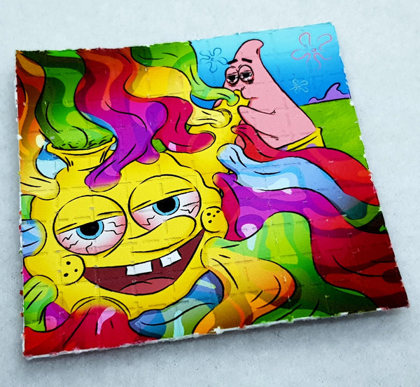 Sponge Bong Mini Blotter Art - Blotter Store