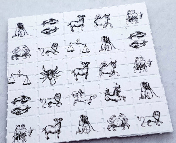 Star Signs Mini Blotter Art - Blotter Store