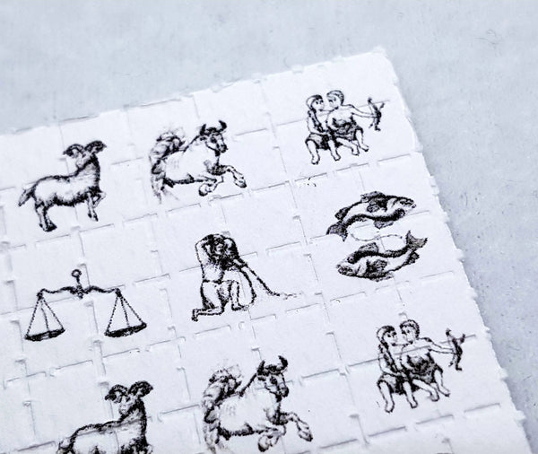 Star Signs Mini Blotter Art - Blotter Store