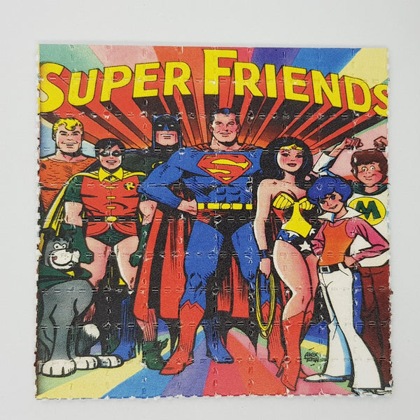 Super Friends Mini Blotter Art - Blotter Store