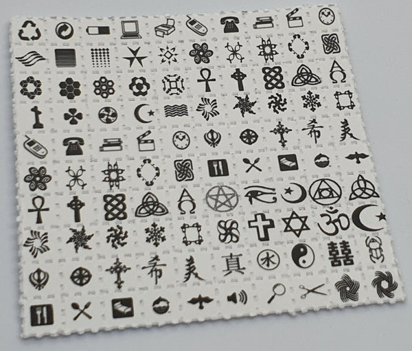 Symbols Mini Blotter Art - Blotter Store