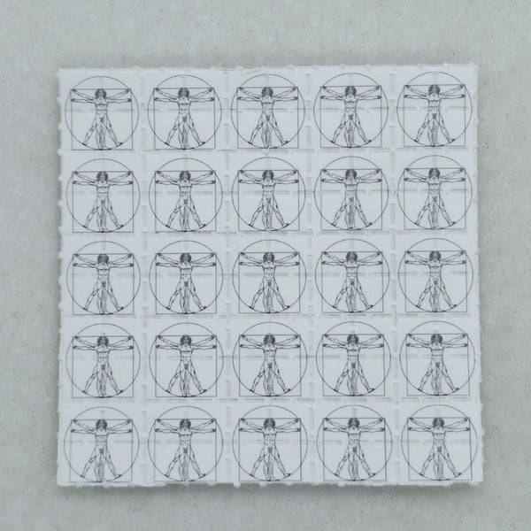 The Vitruvian Man Mini Blotter Art - Blotter Store