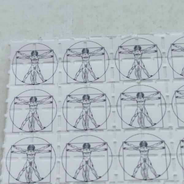 The Vitruvian Man Mini Blotter Art - Blotter Store