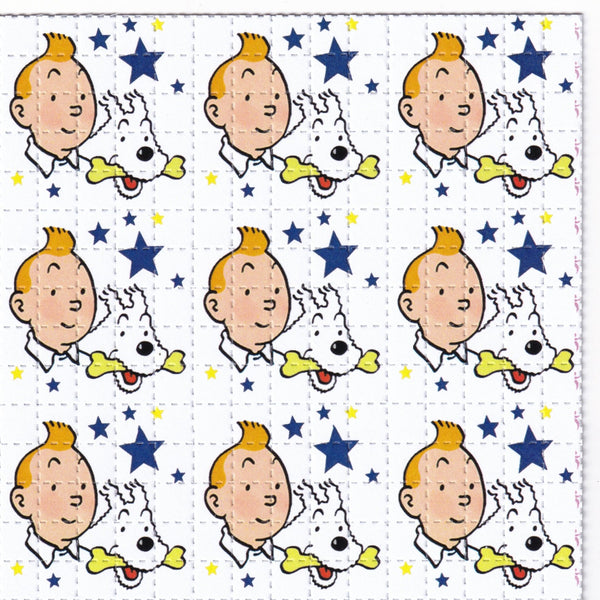 Tintin And Snowy Blotter Art - Blotter Store