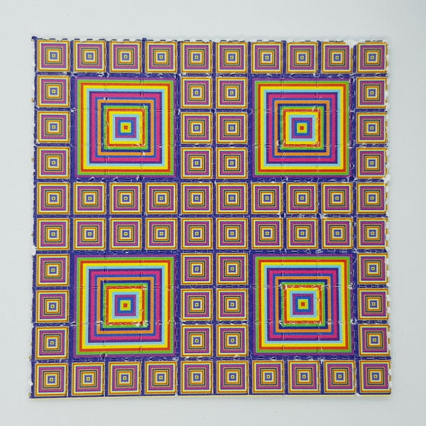 Trippy Squares Mini Blotter Art - Blotter Store