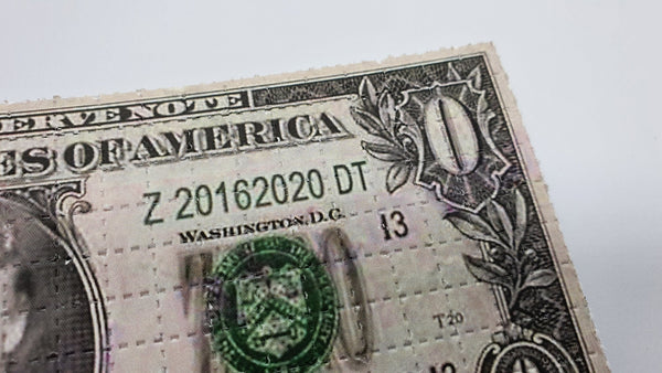 Trump $0 Bill Mini Blotter Art - Blotter Store