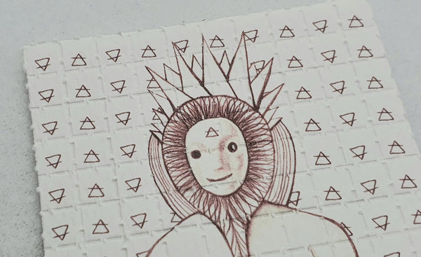 Voodoo Lady Mini Blotter Art - Blotter Store