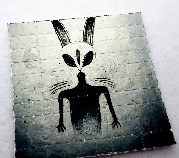 White Rabbit History Mini Blotter Art - Blotter Store