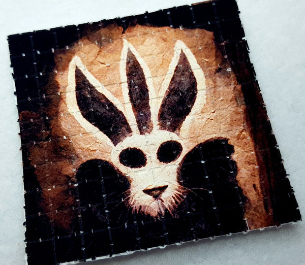 White Rabbit Myth Mini Blotter Art - Blotter Store