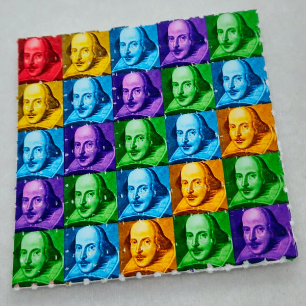 William Shakespeare Mini Blotter Art - Blotter Store
