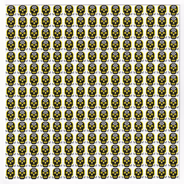 Yellow Skull Blotter Art - Blotter Store