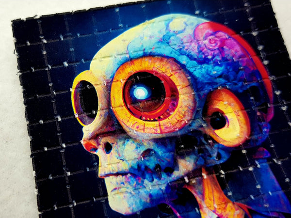 Your Brain on Drugs Mini Blotter Art - Blotter Store
