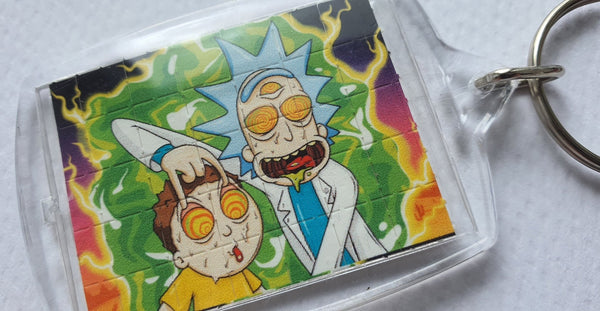 Blotter Art Keyrings Print